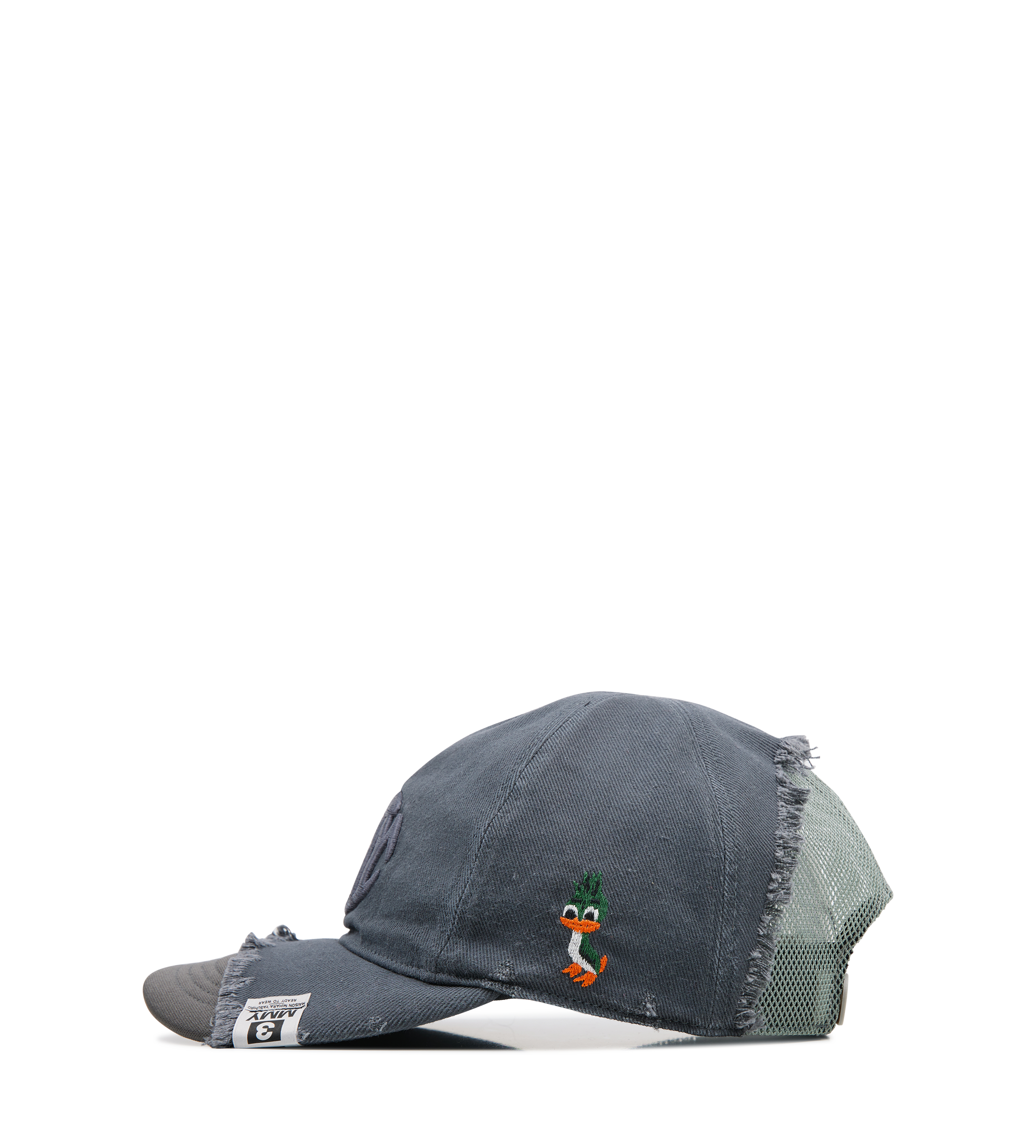 Crushed detail cap  Gray
