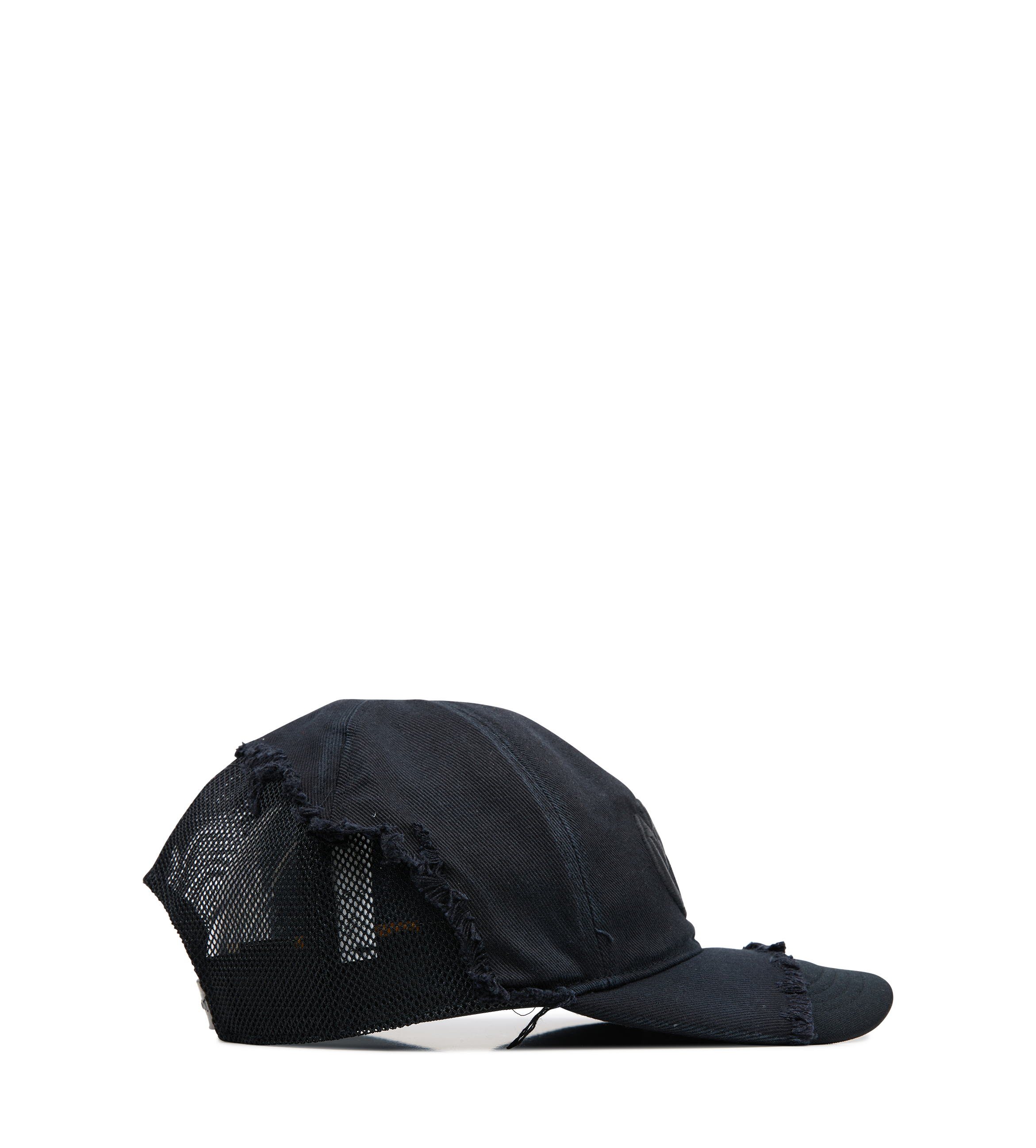 Crushed detail cap  Black