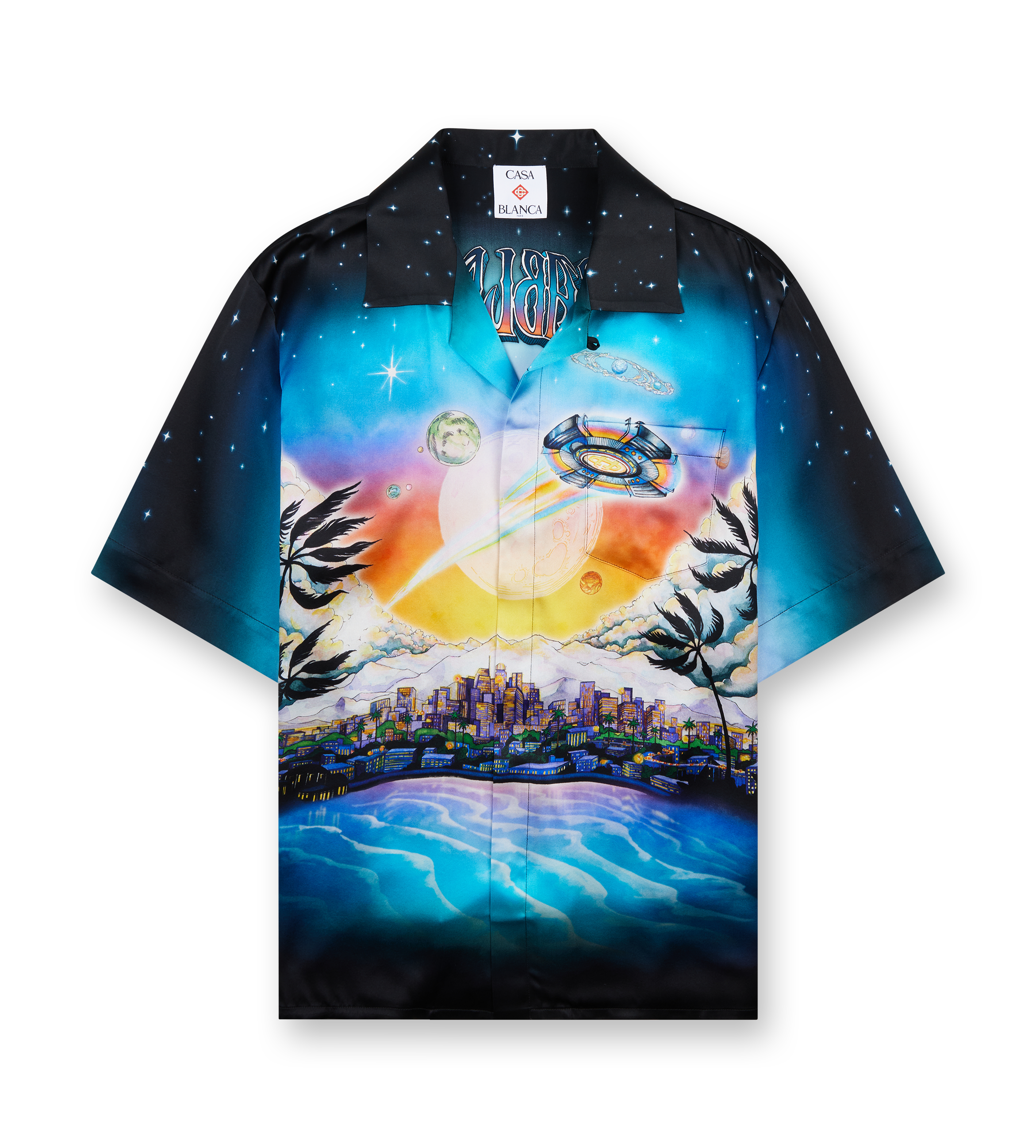 La Prémonition Short Sleeve Silk Shirt