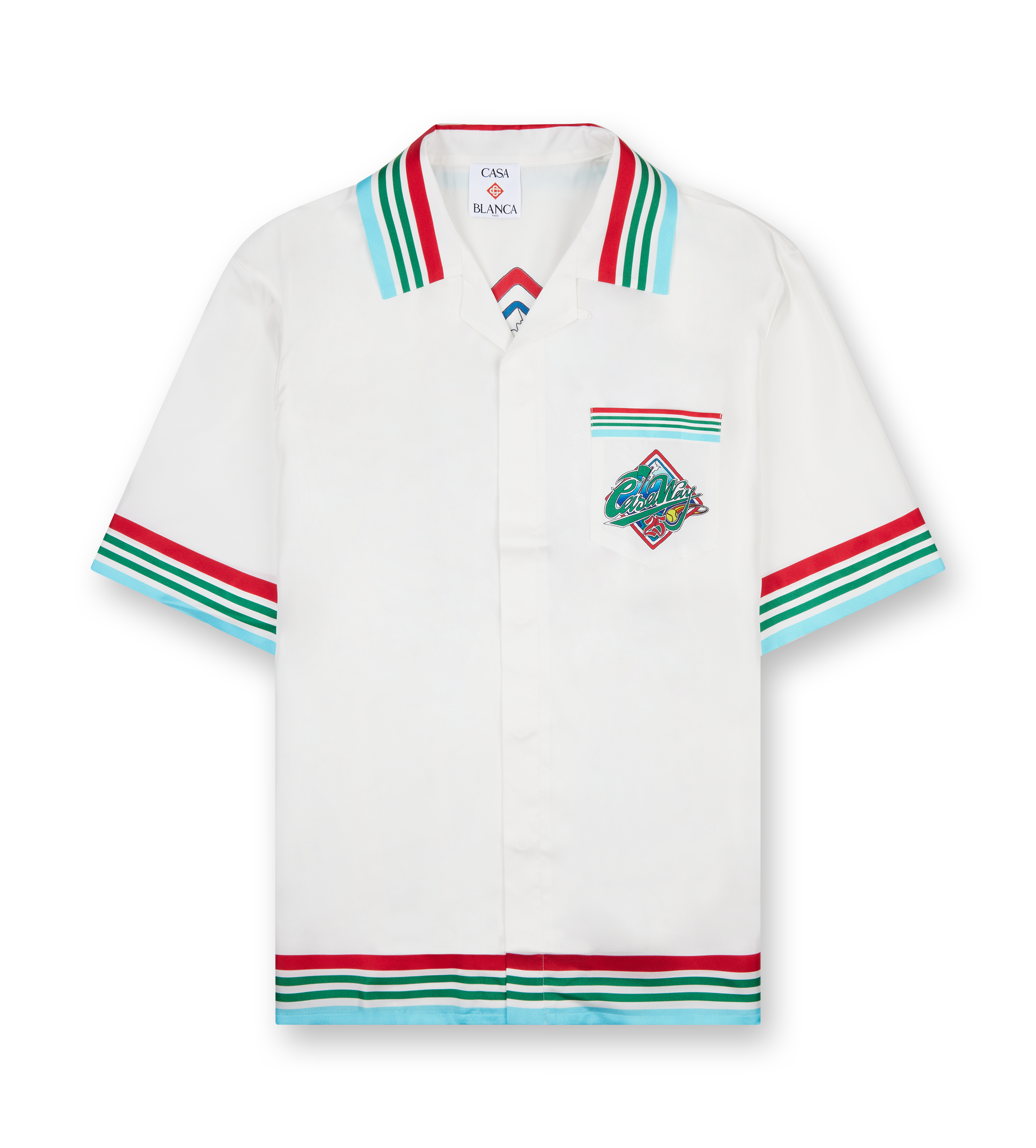 Short Sleeve Cuban Collar Shirt - Casa Way World Series