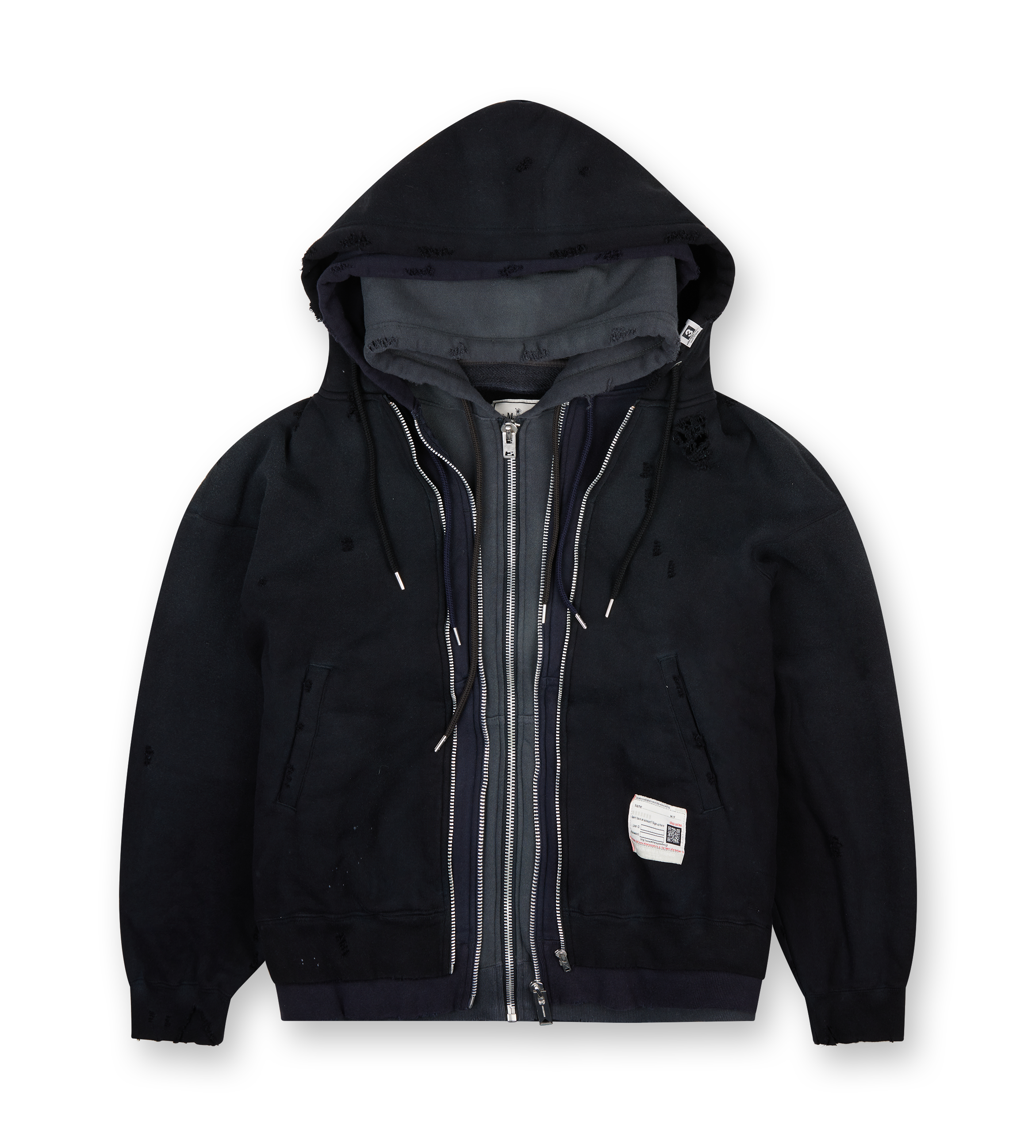 Triple Layered Zip-up Hoodie