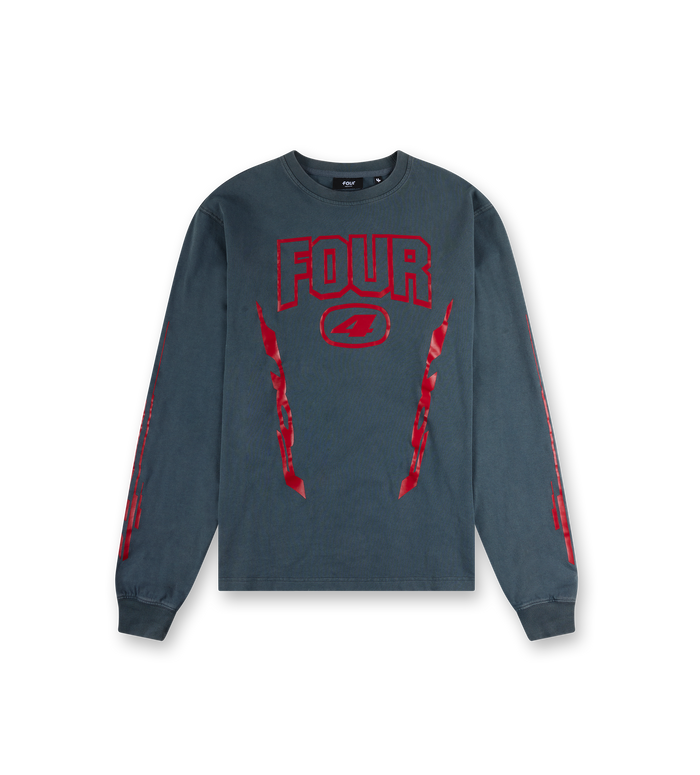 Arrow Logo Boxy Longsleeve Washed Black