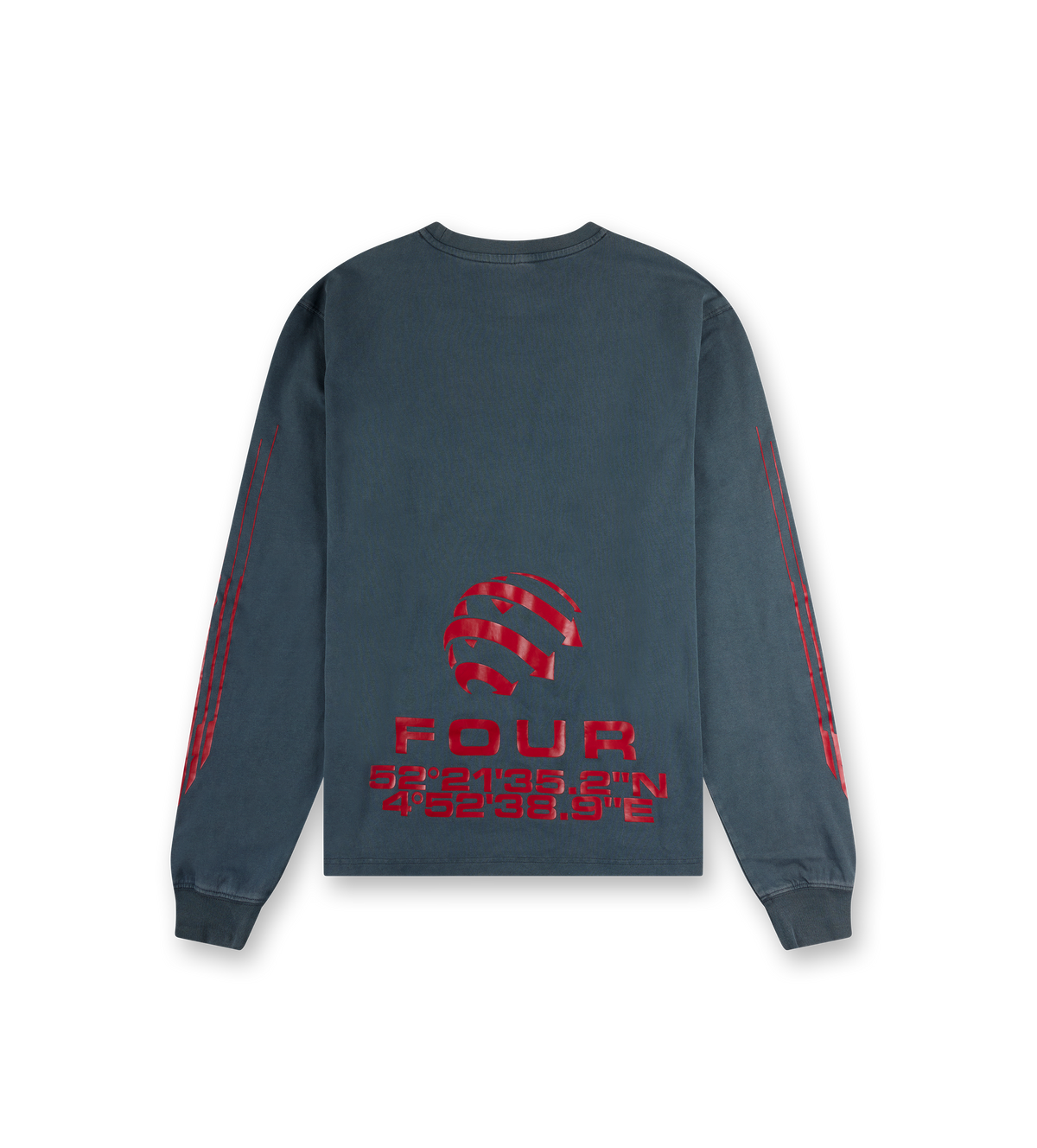 Arrow Logo Boxy Longsleeve Washed Black