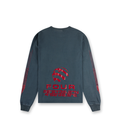 Arrow Logo Boxy Longsleeve Washed Black