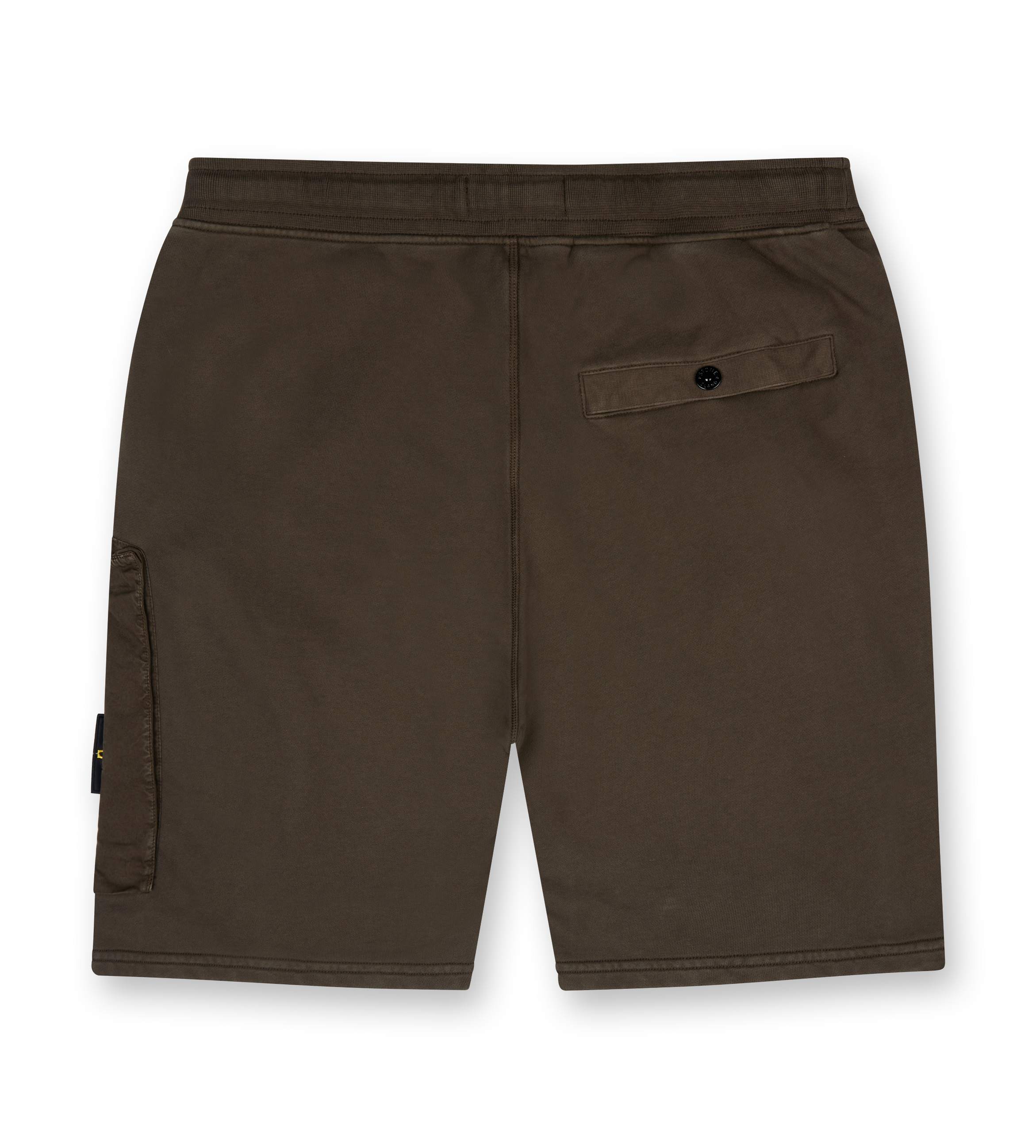 Cargo bermuda shorts with pockets and ribbing - Military Green