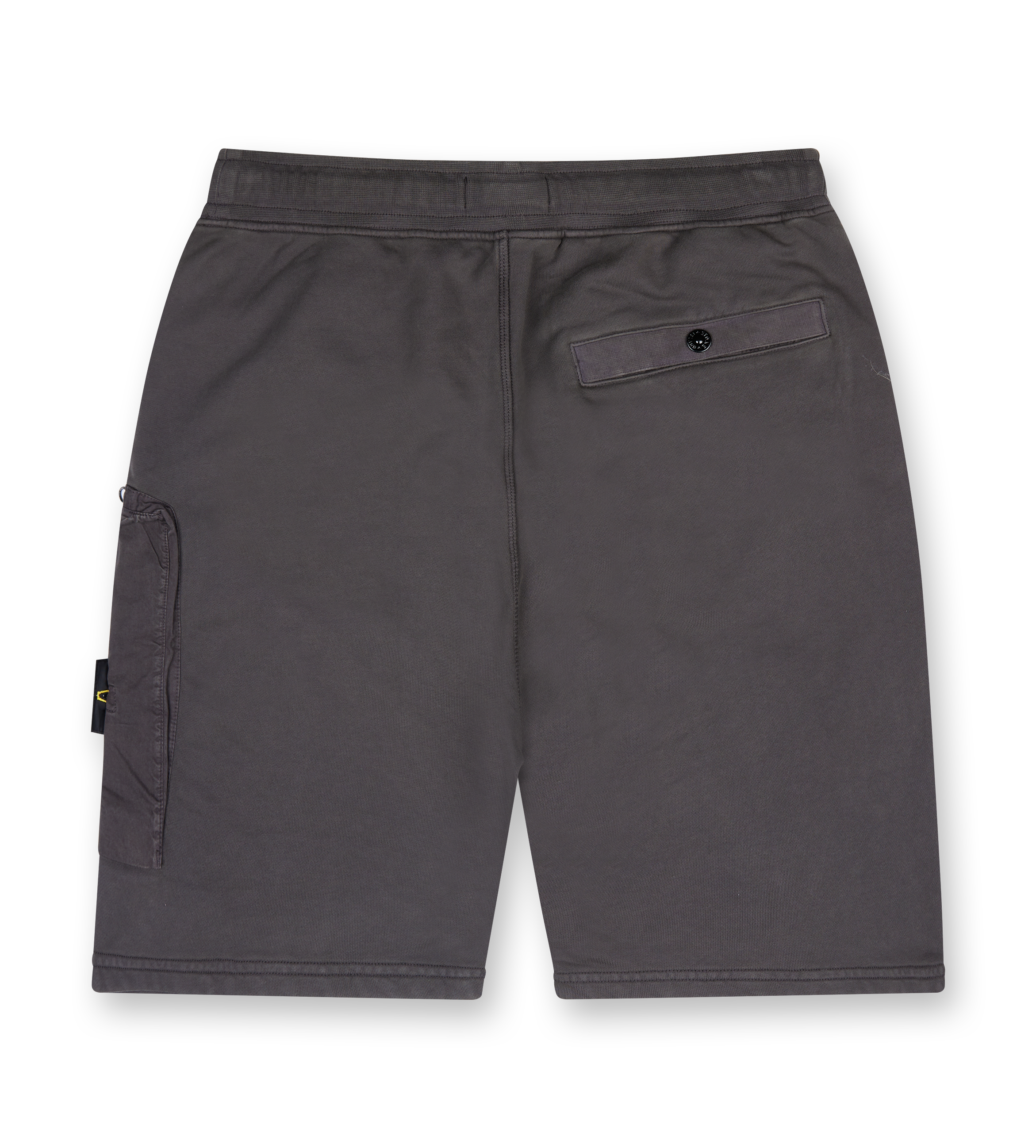 Cargo bermuda shorts with pockets and ribbing - Charcoal