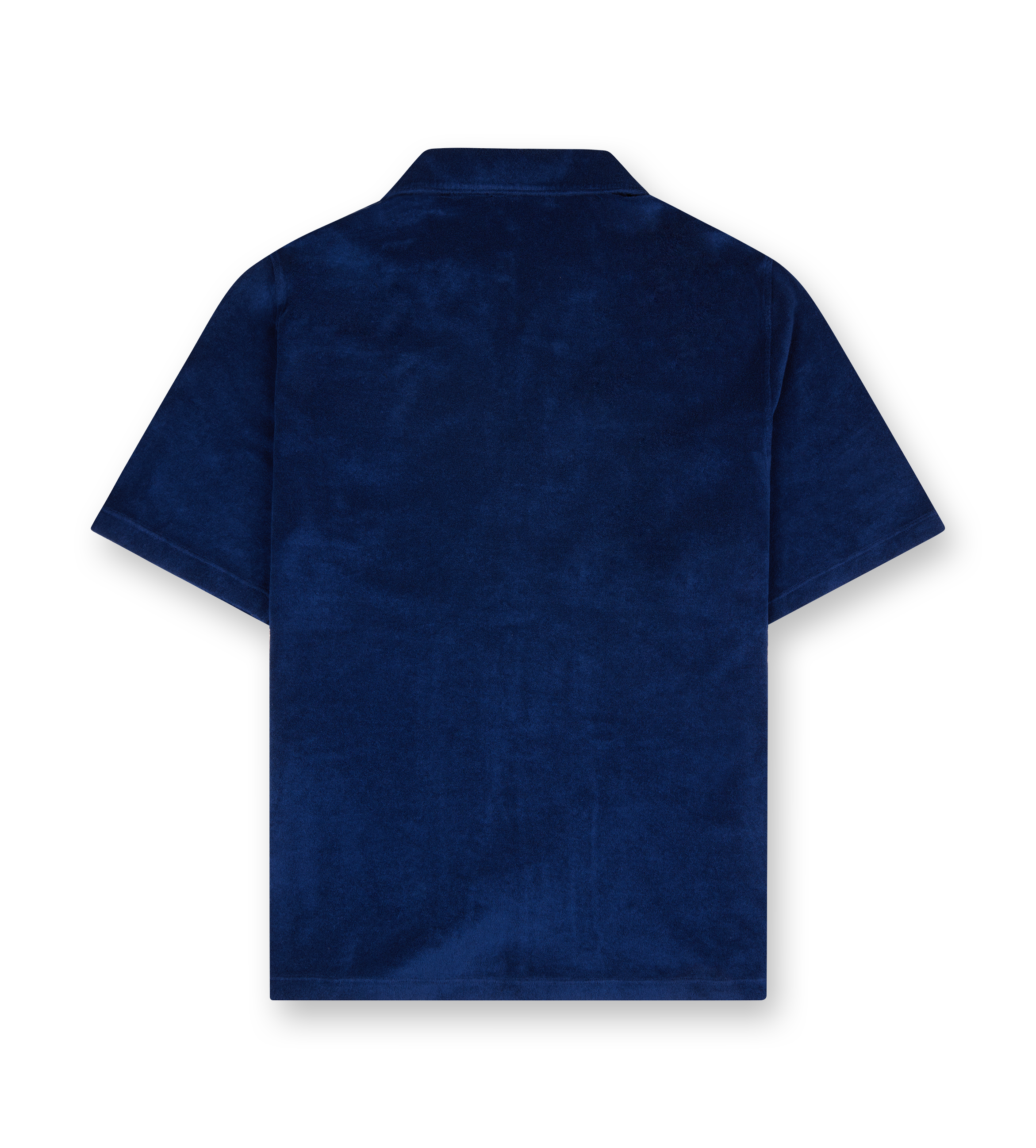 Cotton short sleeves shirt in Blue