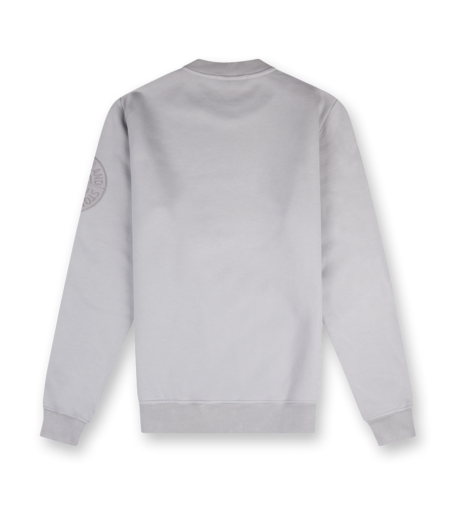 Crewneck sweatshirt with Compass embroidery