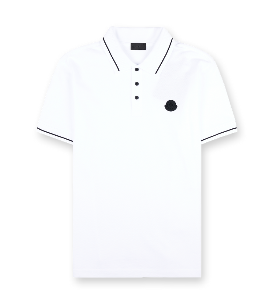 Logo Cotton Polo T-shirt White