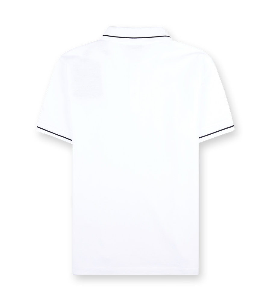Logo Cotton Polo T-shirt White
