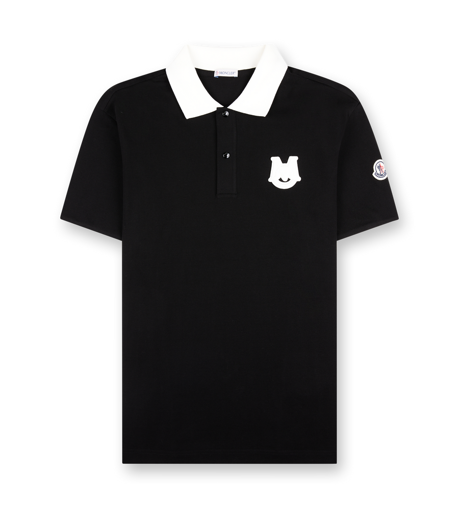 Monogram Polo T-shirt Black