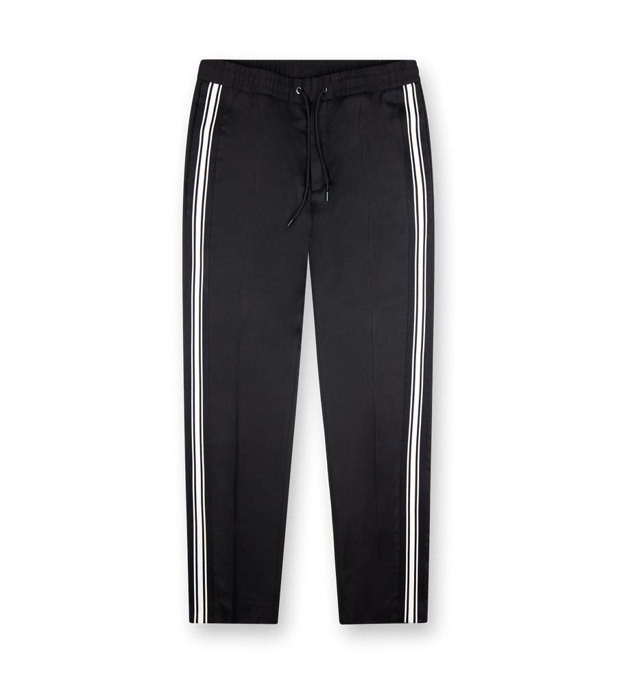 Striped Trouser Black