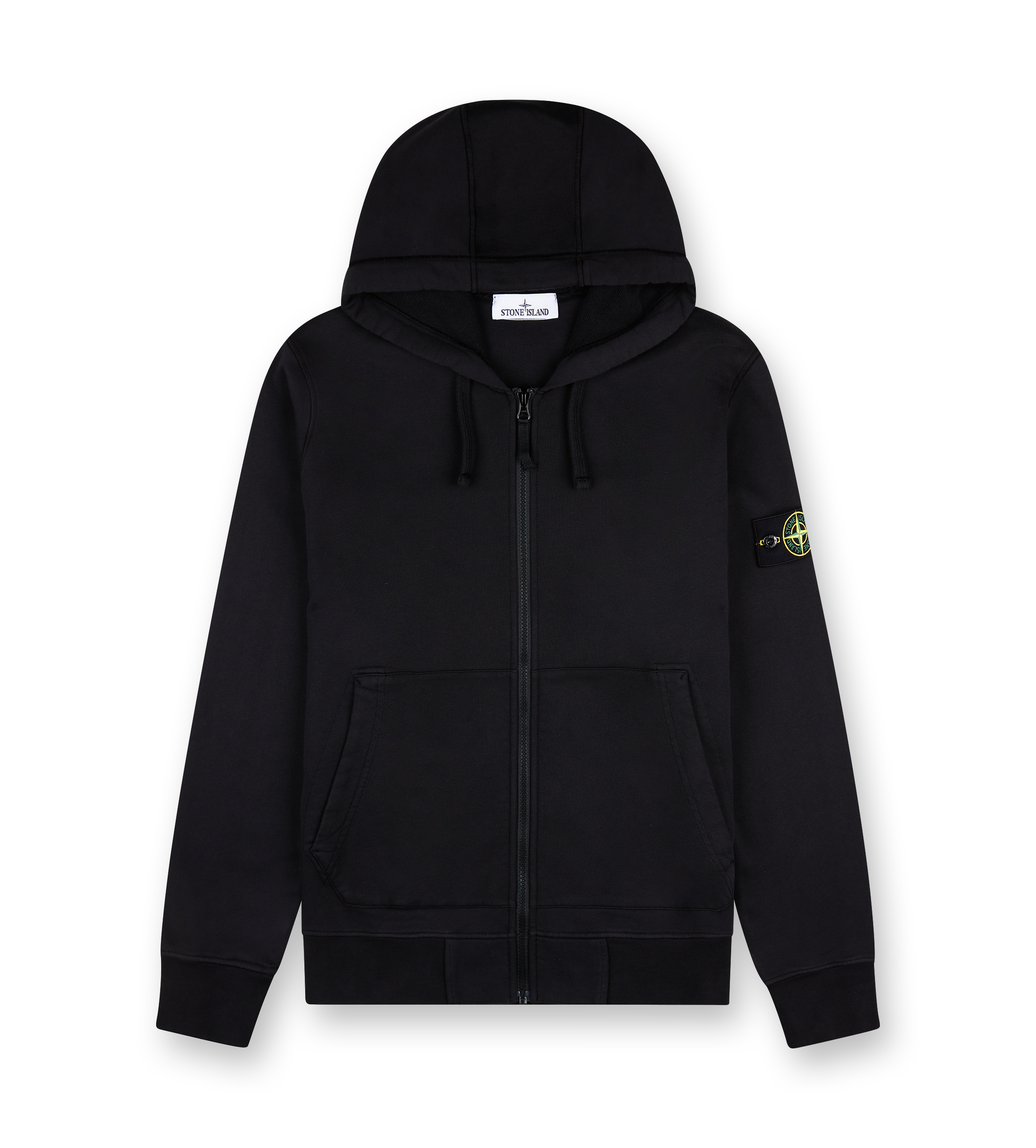Zip Up Vest Black