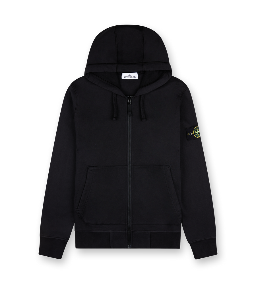Zip Up Vest Black