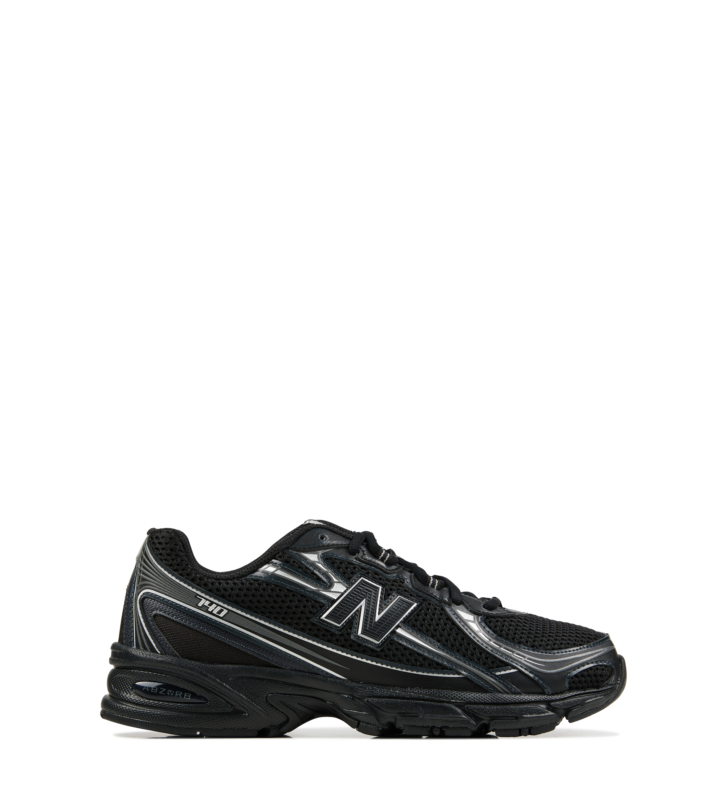 740 Sneakers Black Metallic