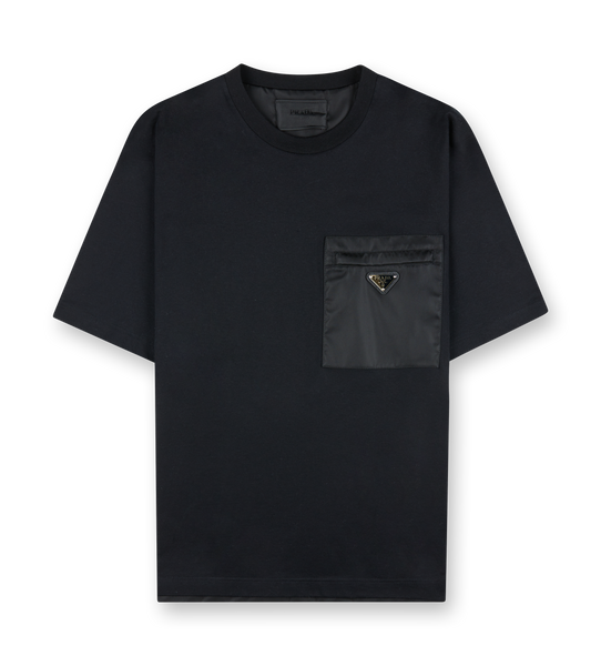 PRADA ビーズ付きTシャツ Prada Re-nylon and Jersey T-shirt in Black – FOUR Amsterdam