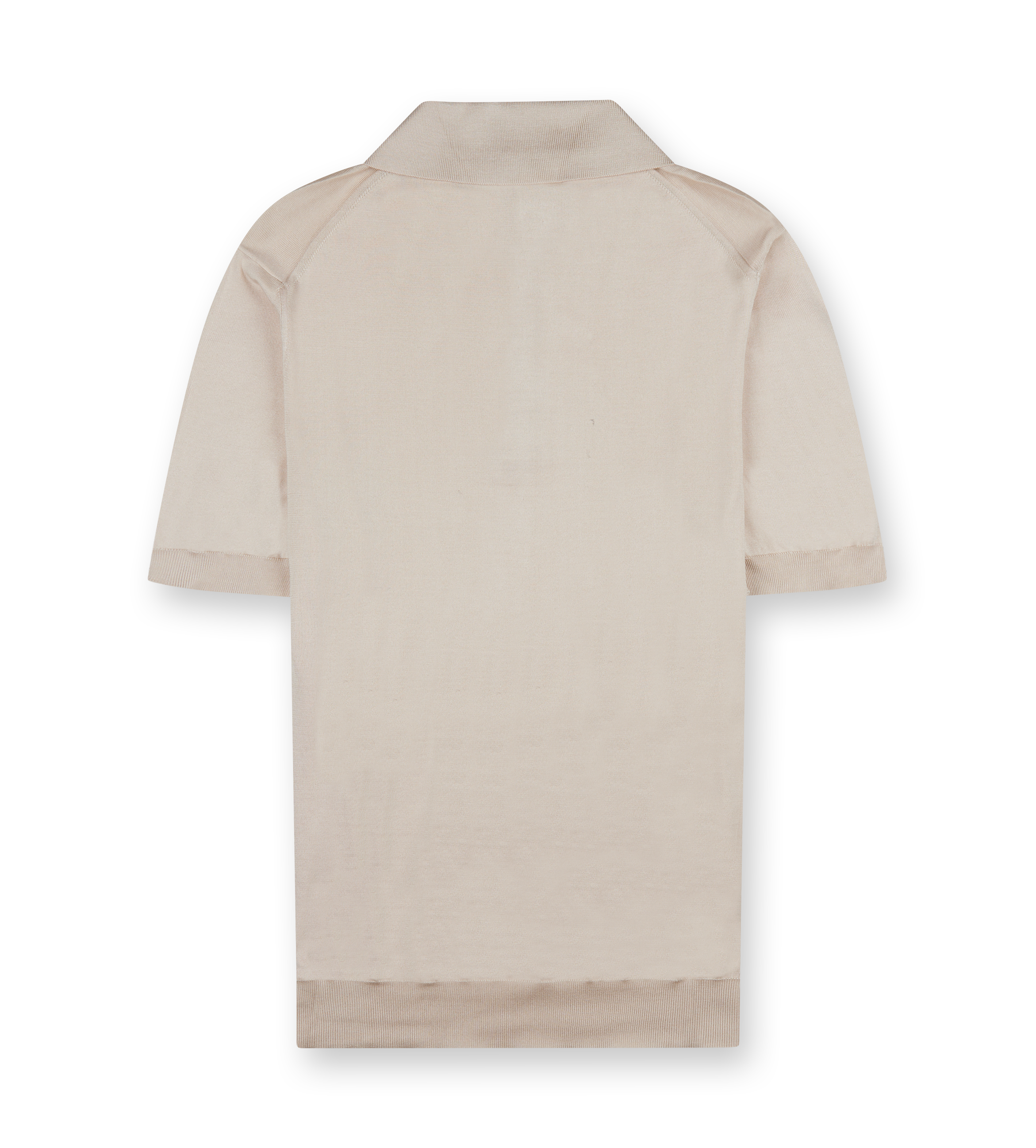 Naturel Silk Polo T-shirt Beige