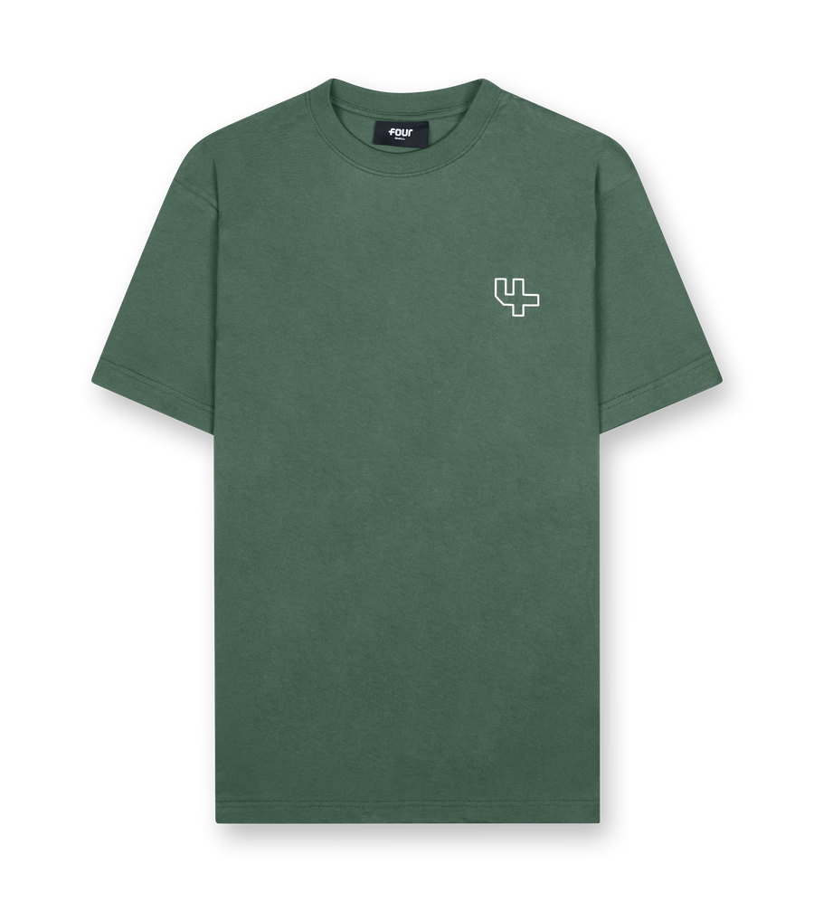 Outline Logo T-shirt Deep Forest