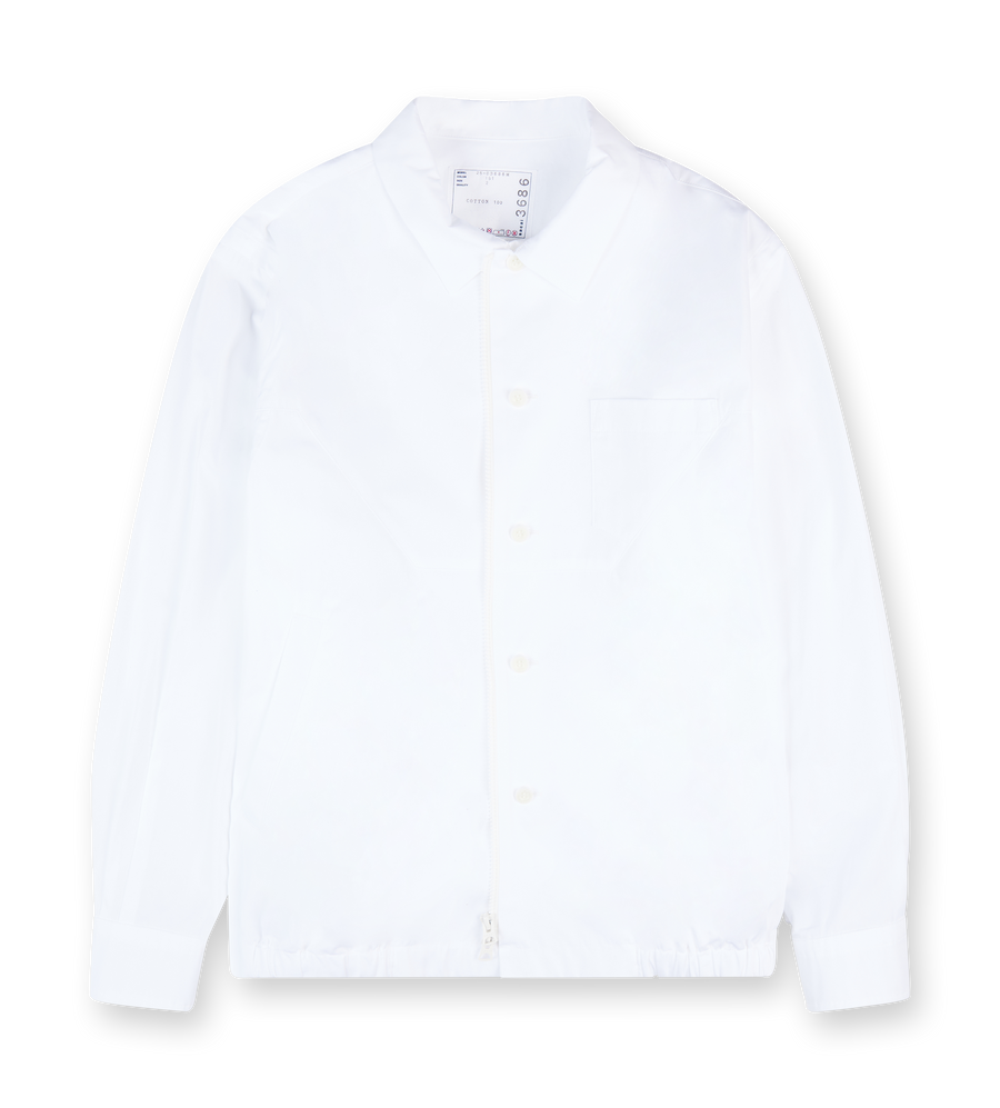 Cotton Poplin Jacket Off-White