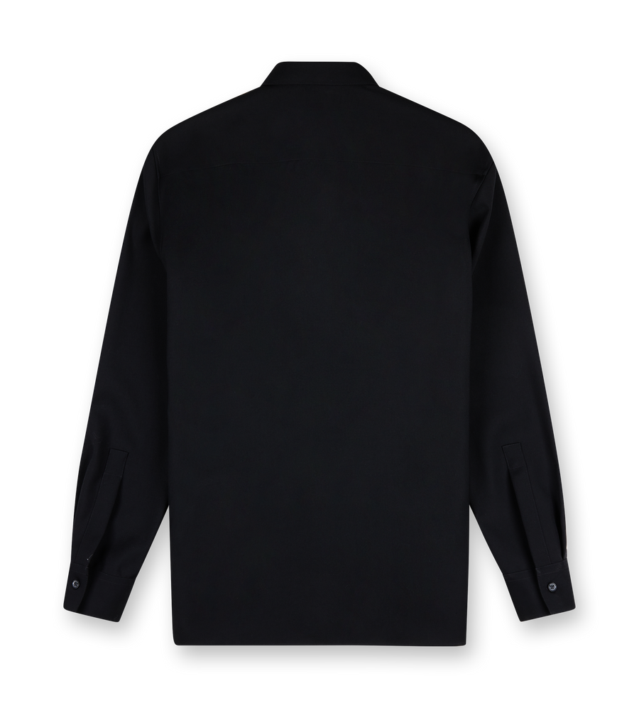 Lightweight Wool Shirt Black
