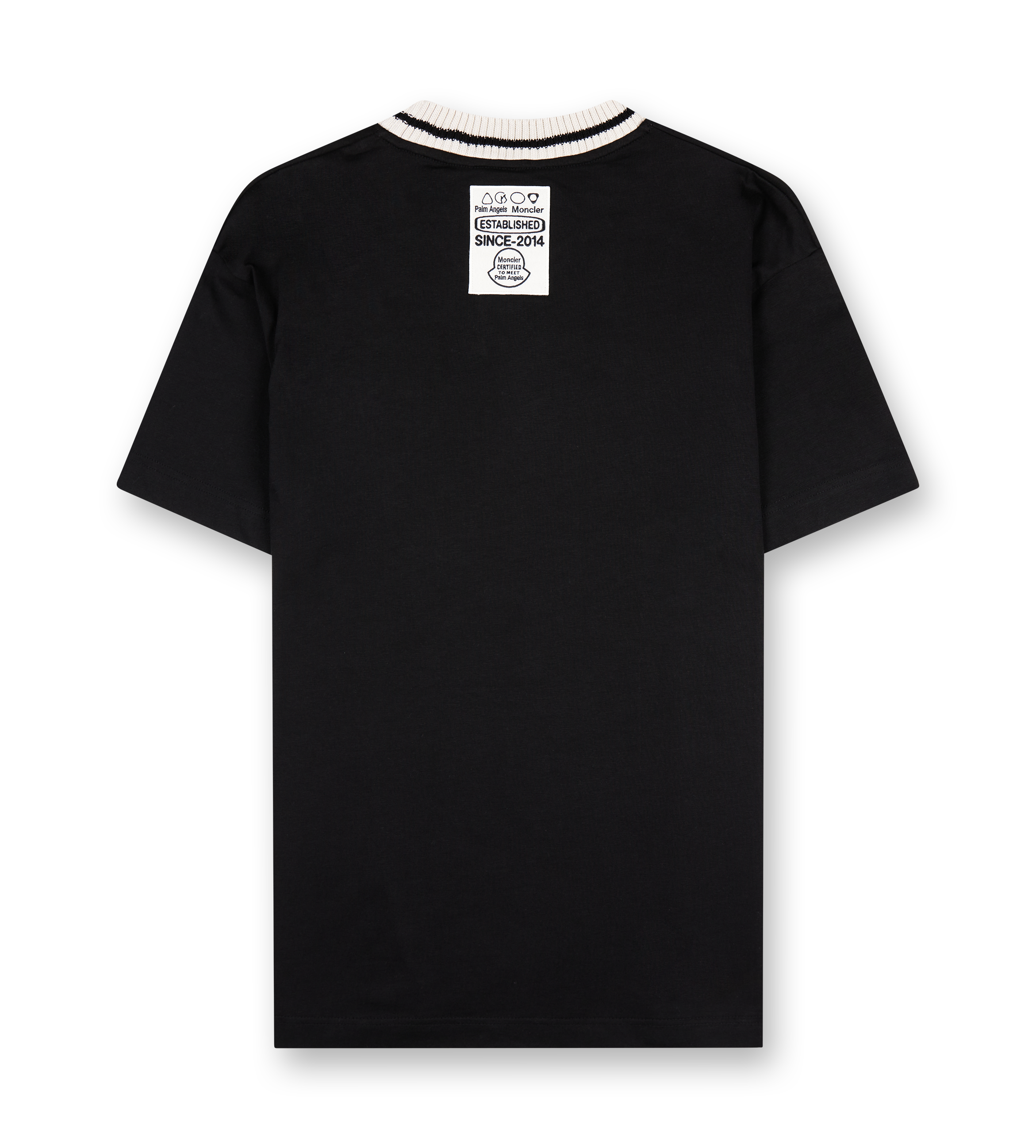 Moncler x Palm Angels Cotton T shirt Black FOUR Amsterdam