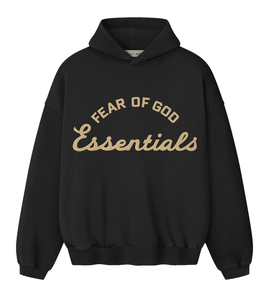 Fear of God Essentials Training 90s Hoodie in Faded Black