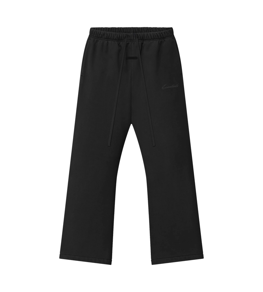 Fear of God Essentials Signature Flare Sweatpant in Faded Black