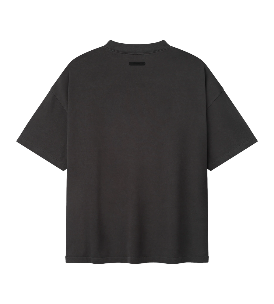 Fear of God Essentials Campus 90s Tee in Faded Black