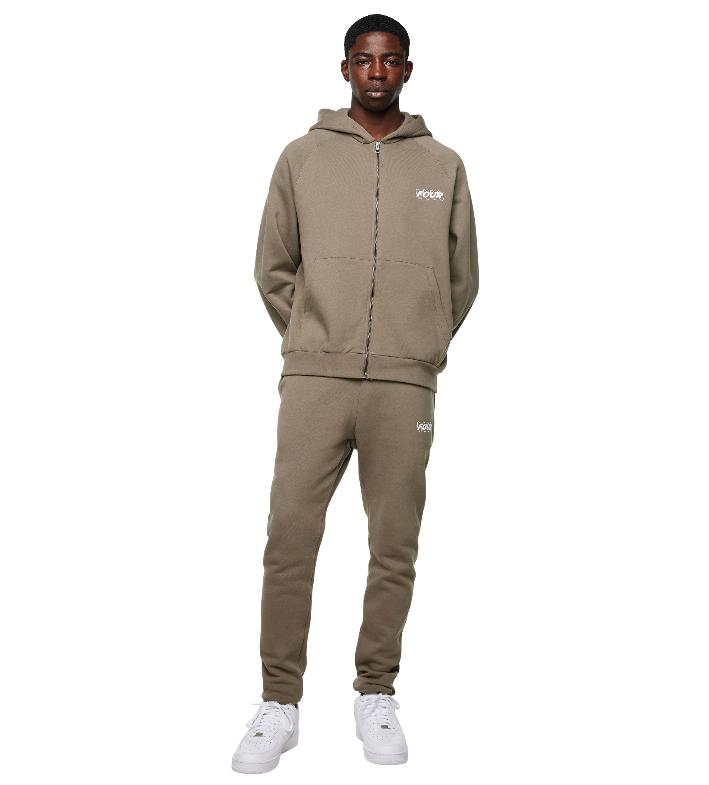 Circles Logo Zip Up Vest Bungee Cord