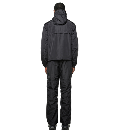 Sport Windbreaker Nylon Jacket Black