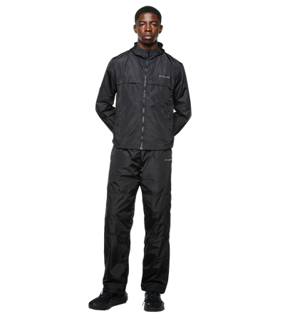 Sport Windbreaker Nylon Jacket Black