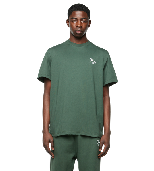 Woodstics　OUTLINE L/S Tee　GREEN　XXL Outline Logo T-shirt Deep Forest – FOUR Amsterdam