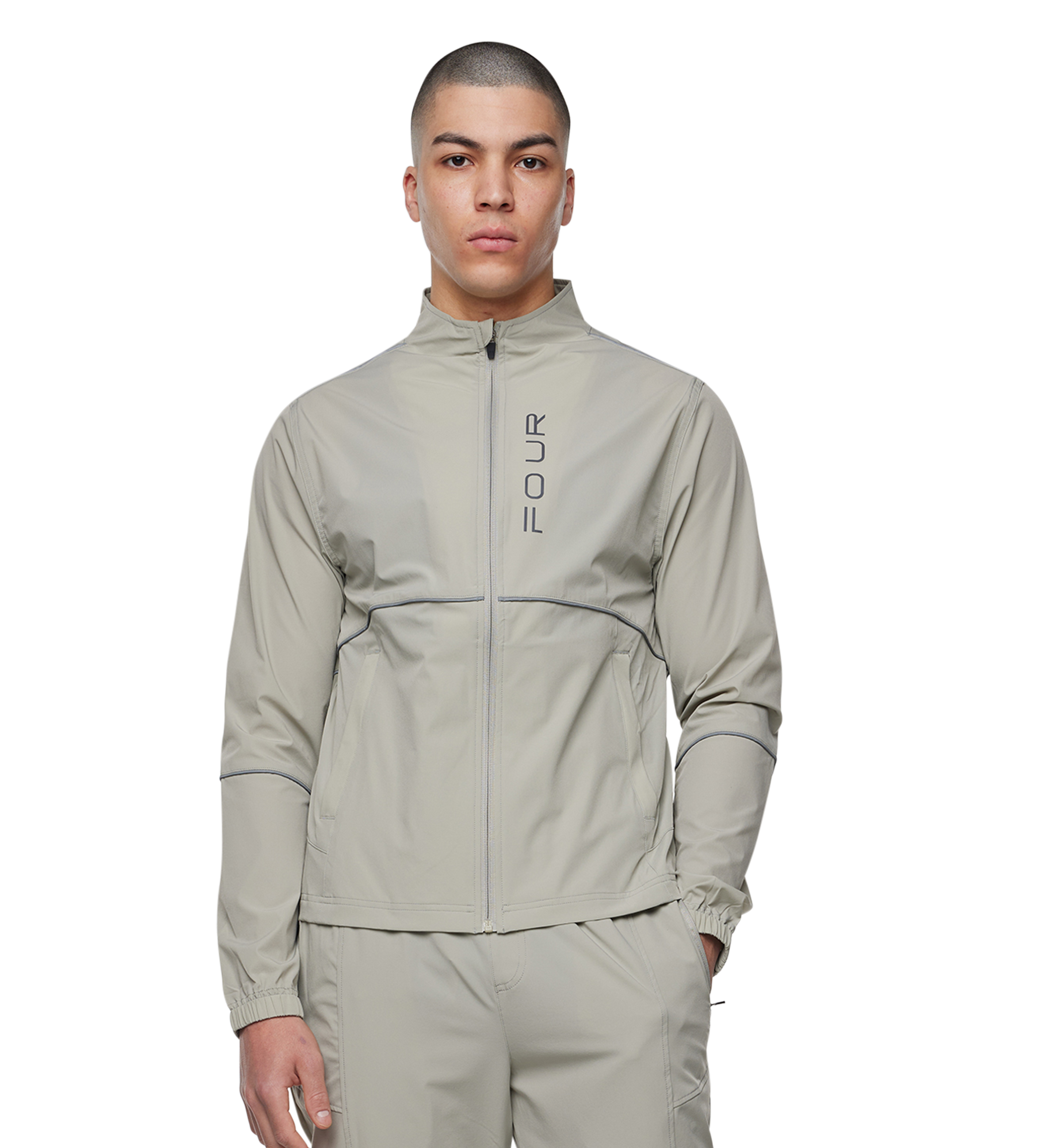 Sportswear Track Jacket Sand
