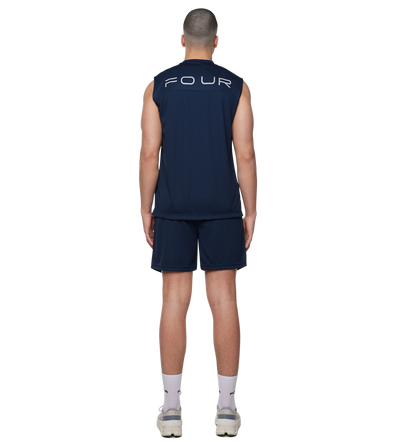 Sportswear Tanktop Marineblauw