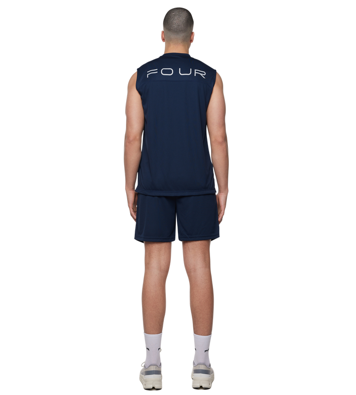 Sportswear Tanktop Marineblauw
