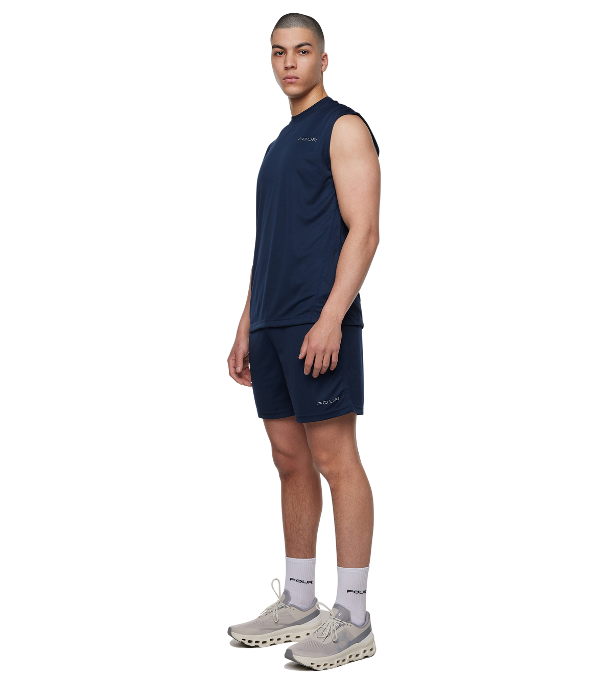 Sportswear Tanktop Marineblauw