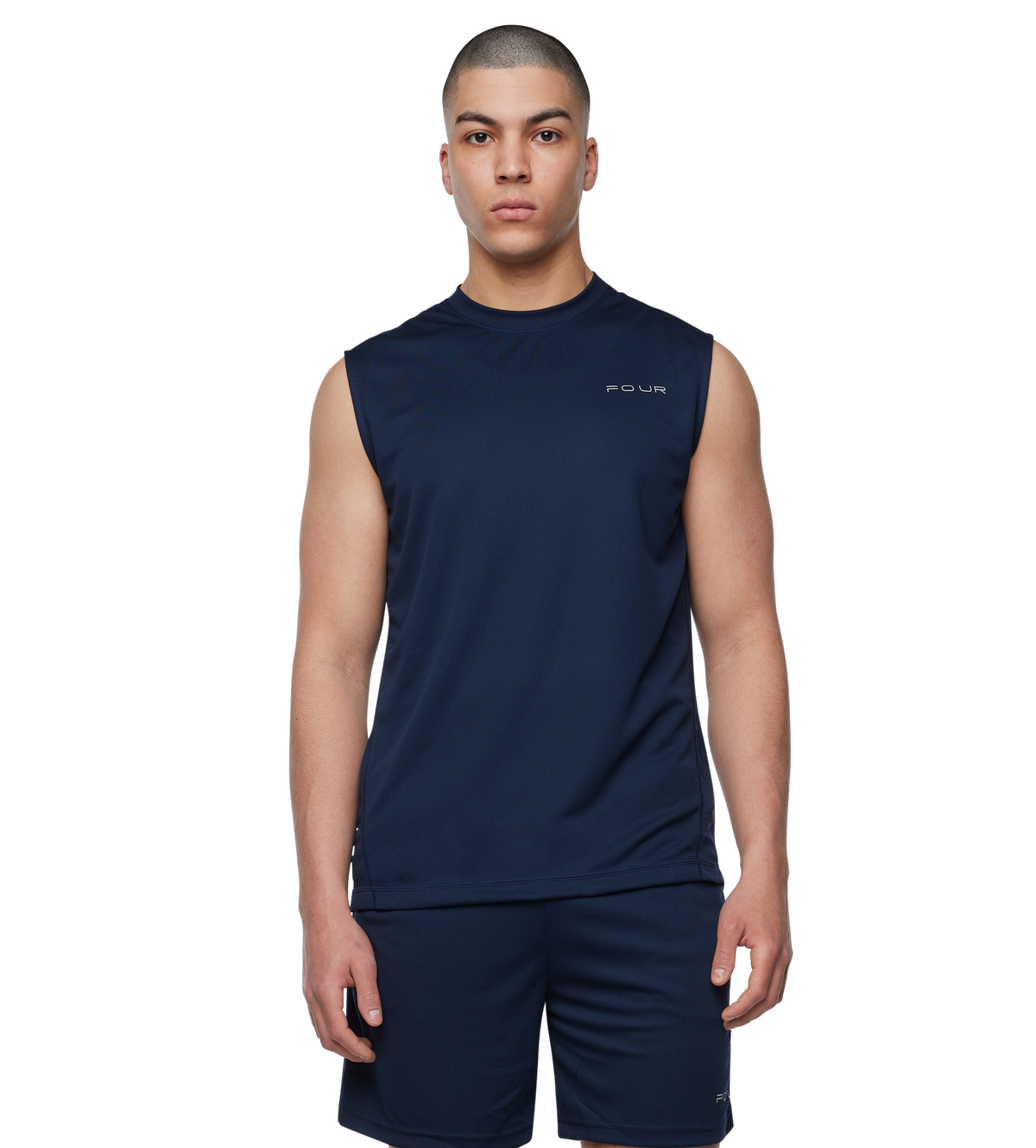 Sportswear Tanktop Marineblauw