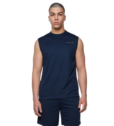 Sportswear Tanktop Marineblauw