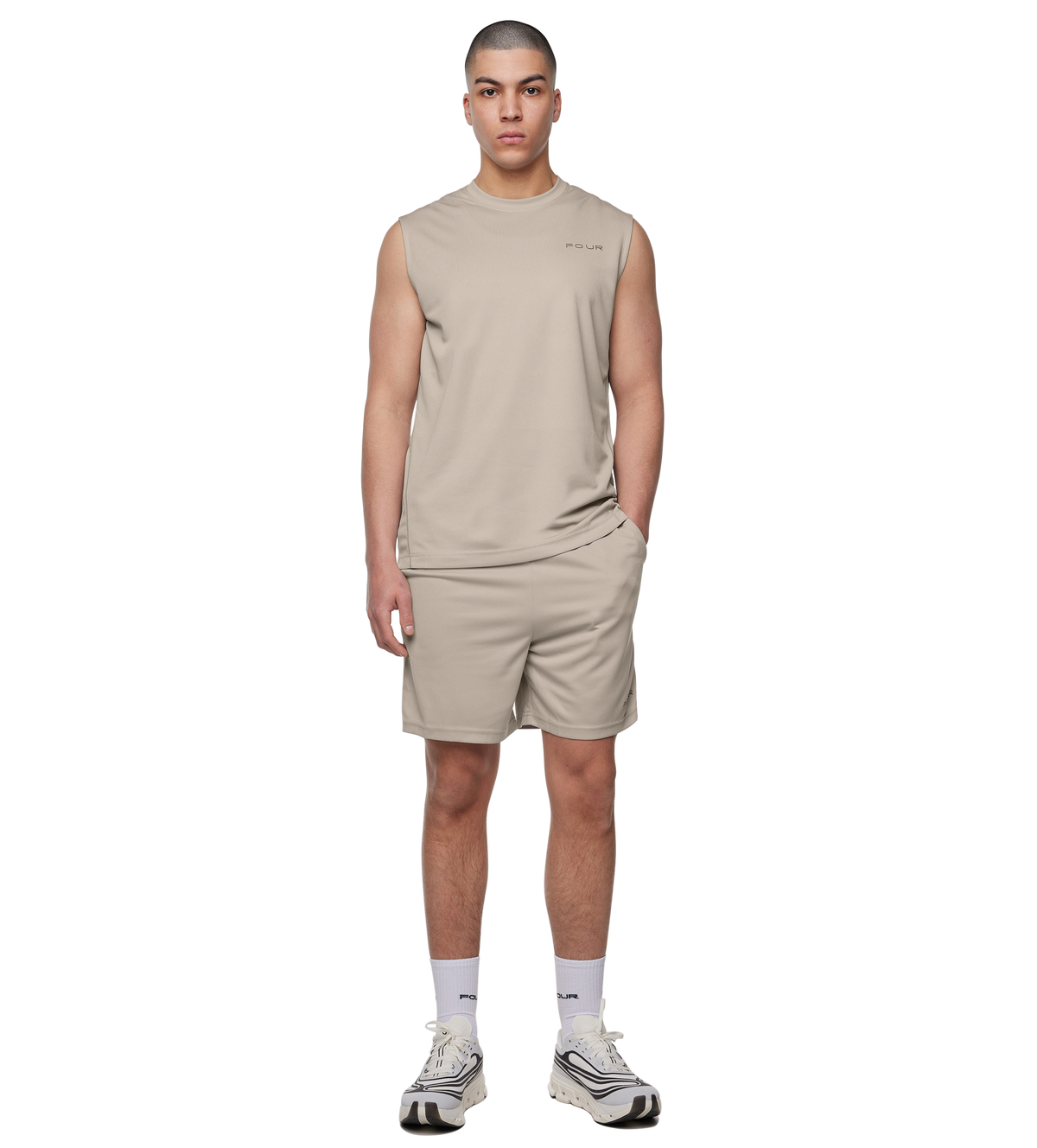 Sportswear Tanktop Zand