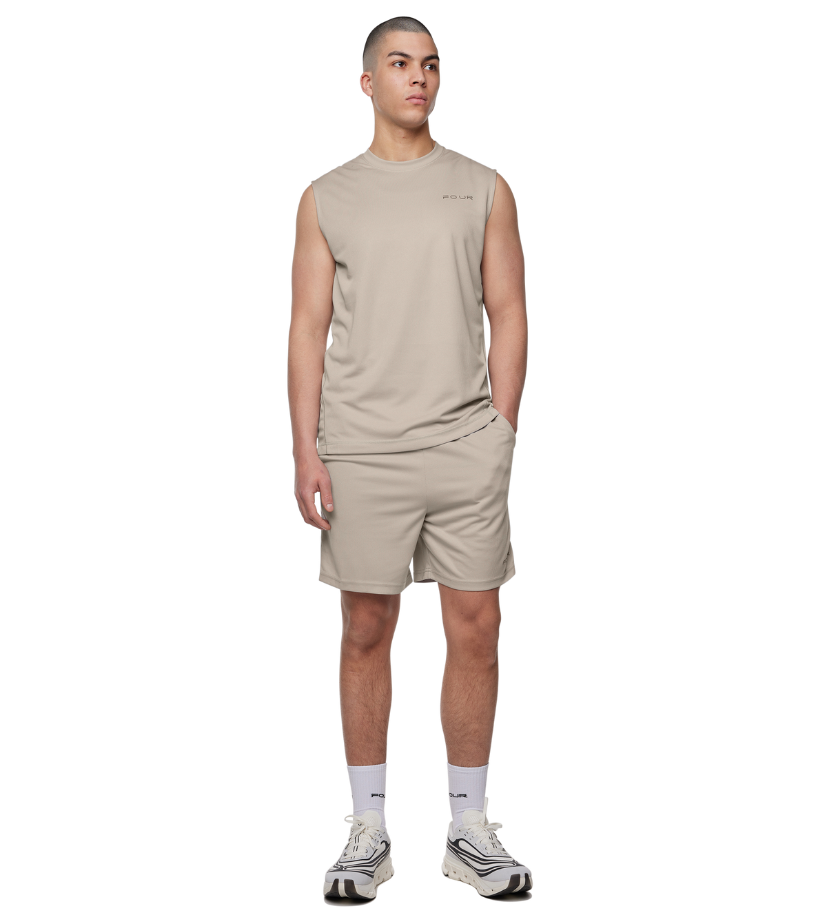 Sportswear Tanktop Zand