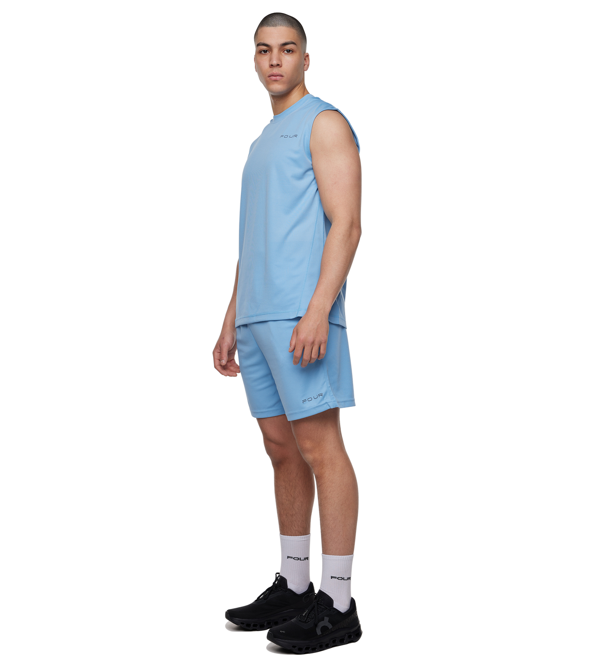 Sportswear Tanktop Schemerblauw