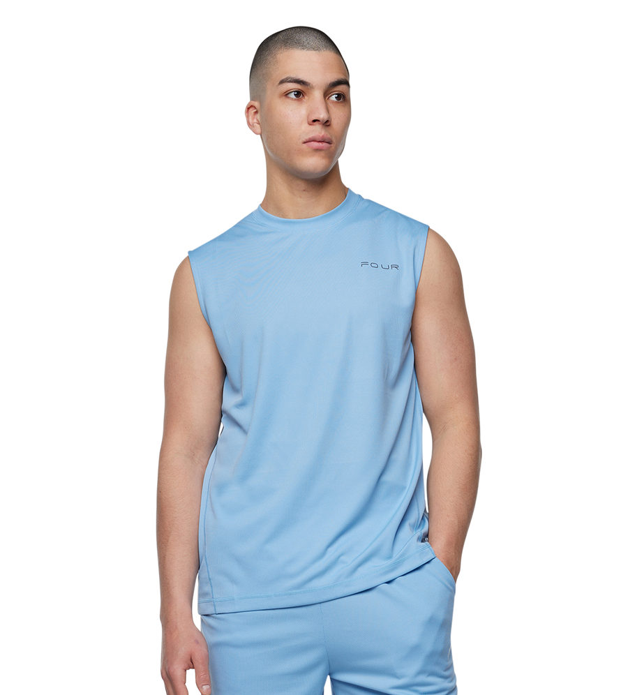 Sportswear Tanktop Schemerblauw