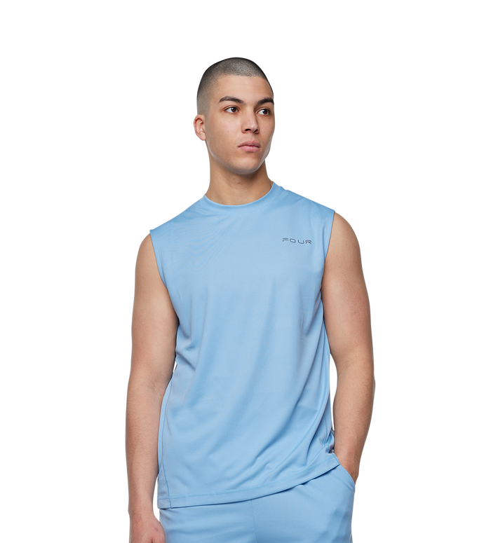 Sportswear Tanktop Schemerblauw