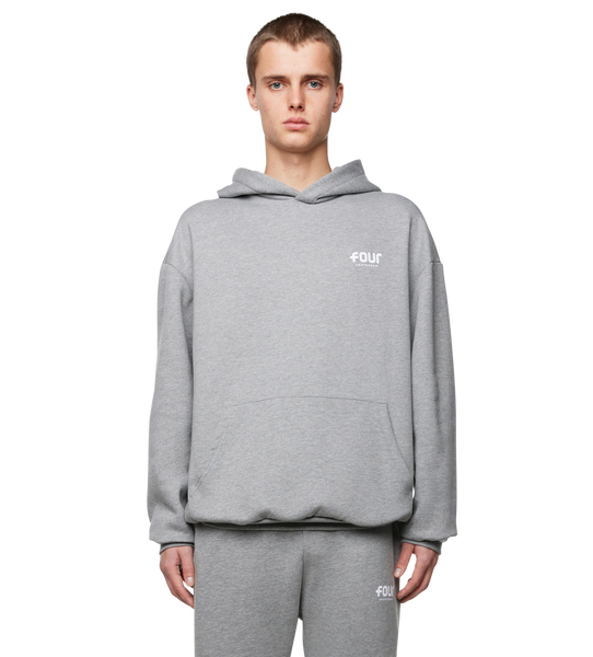 Logo Hoodie Grey – FOUR Amsterdam