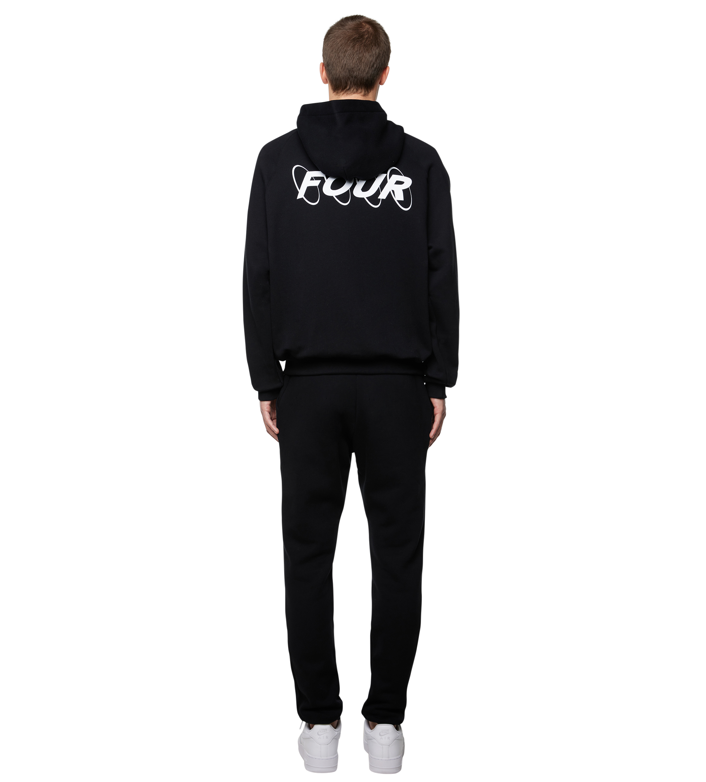 Circles Logo Zip Up Vest Black