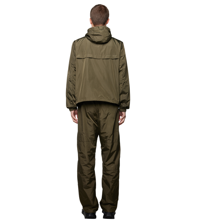 Sport Windbreaker Nylon Jacket Moss Green