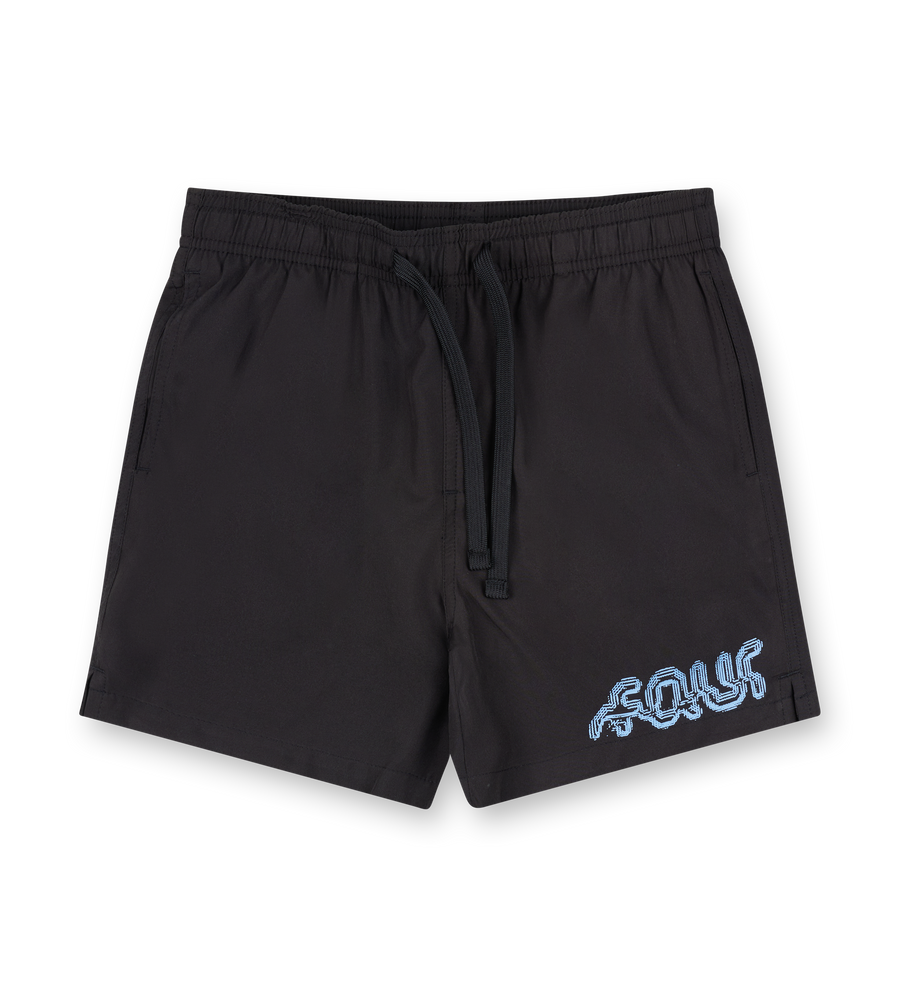 Glitch Swim Shorts Black