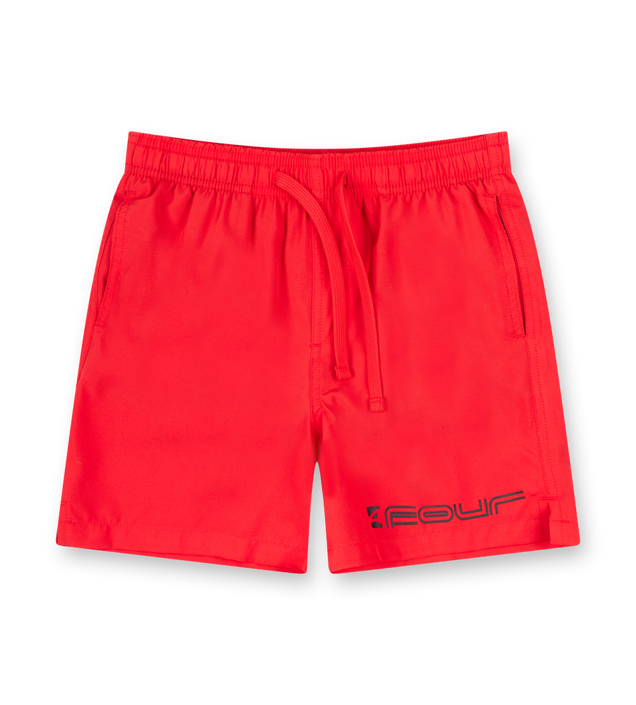 Topo Swim Shorts Red