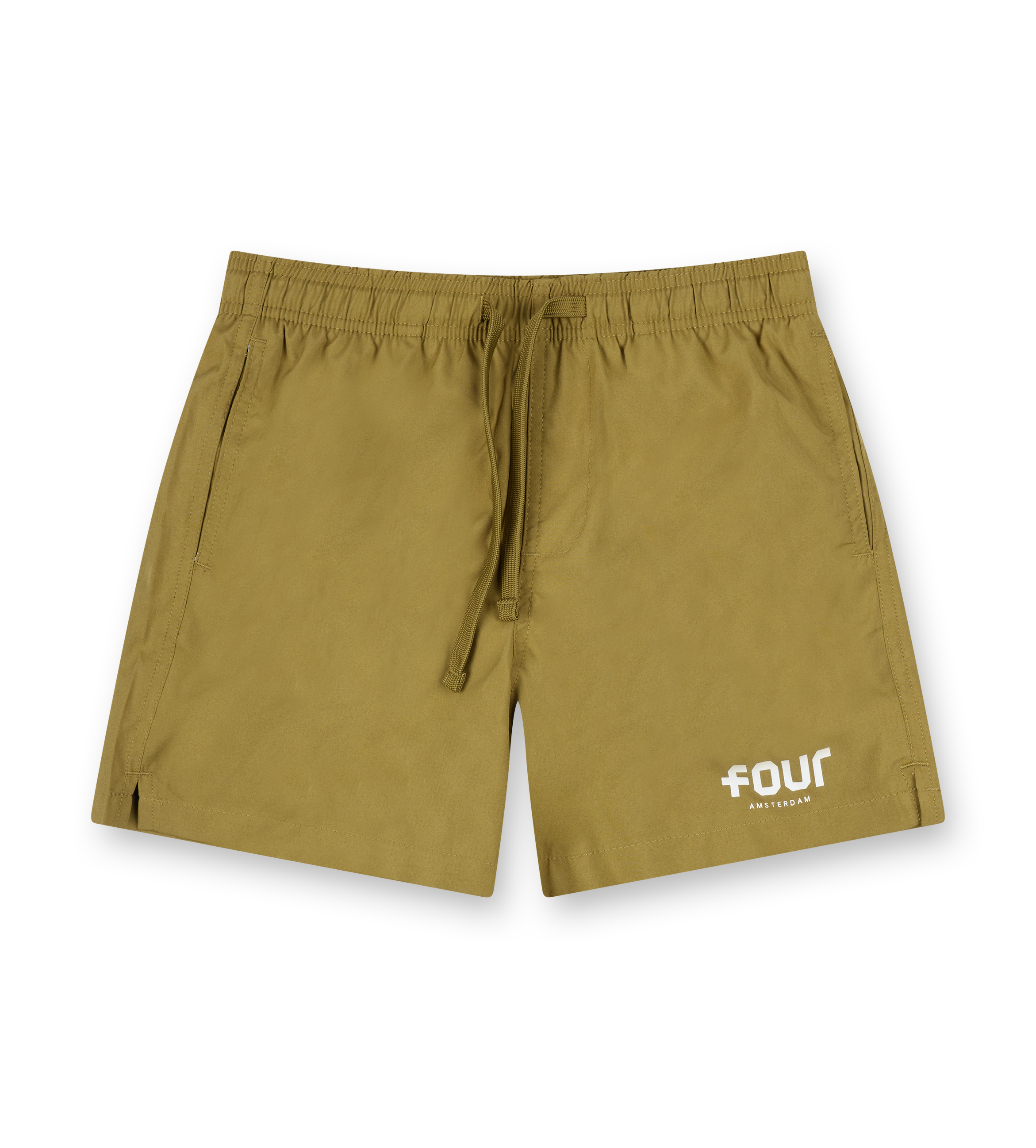 Logo 4AOP Swim Shorts Olive