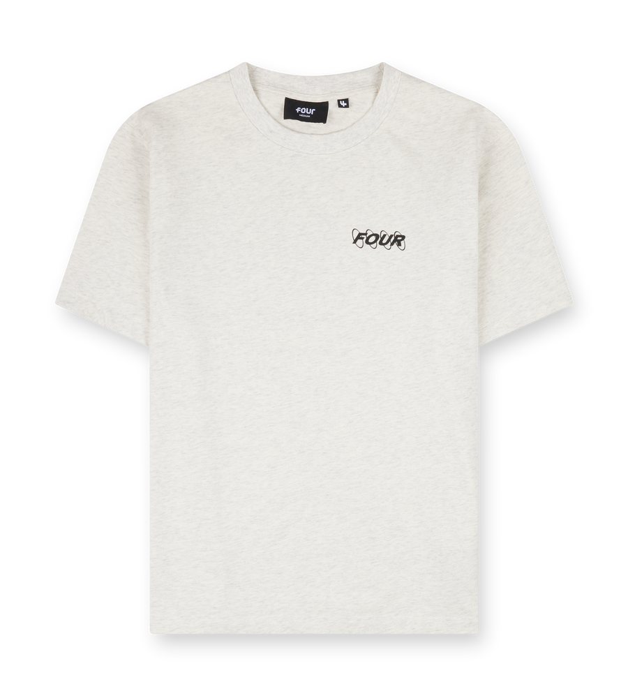 Circles T-shirt Sand Melange